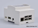 Ipari doboz DIN sínre Raspberry Pi 3 alaplappal szerelve
