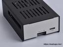 KKSB fekete/ezüst fém doboz Raspberry Pi 4-hez