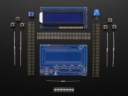 A772 kék-fehér 16x2-es LCD + tasztatúra KIT