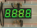 A813 Green 7-segment clock  display 0.56 inch