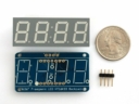 A881 0.56 inch clock display w/I2C backpack - blue