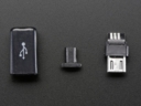 A1826 USB-B Micro, szerelhető lengő csatlakozó dugó