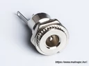 DC tápalj 2,1mm/5,5mm fém, csavaros