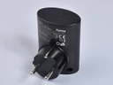 Hálózati túlfeszültség védő adapter - fekete