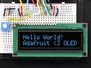 A823 Kék OLED display 16x2 karakter