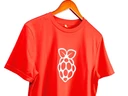 Raspberry Pi póló S - Piros