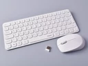 Rapoo 8000M fehér HUN billentyűzet és egér kombó
