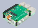 Raspberry Pi M.2 HAT+ Pi 5-re szerelve