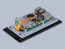 Raspberry Pi 5 inch display Pi 5-el szerelve