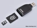 SanDisk kártyaolvasó adapterrel és SD kártyával (nem tartozékok)