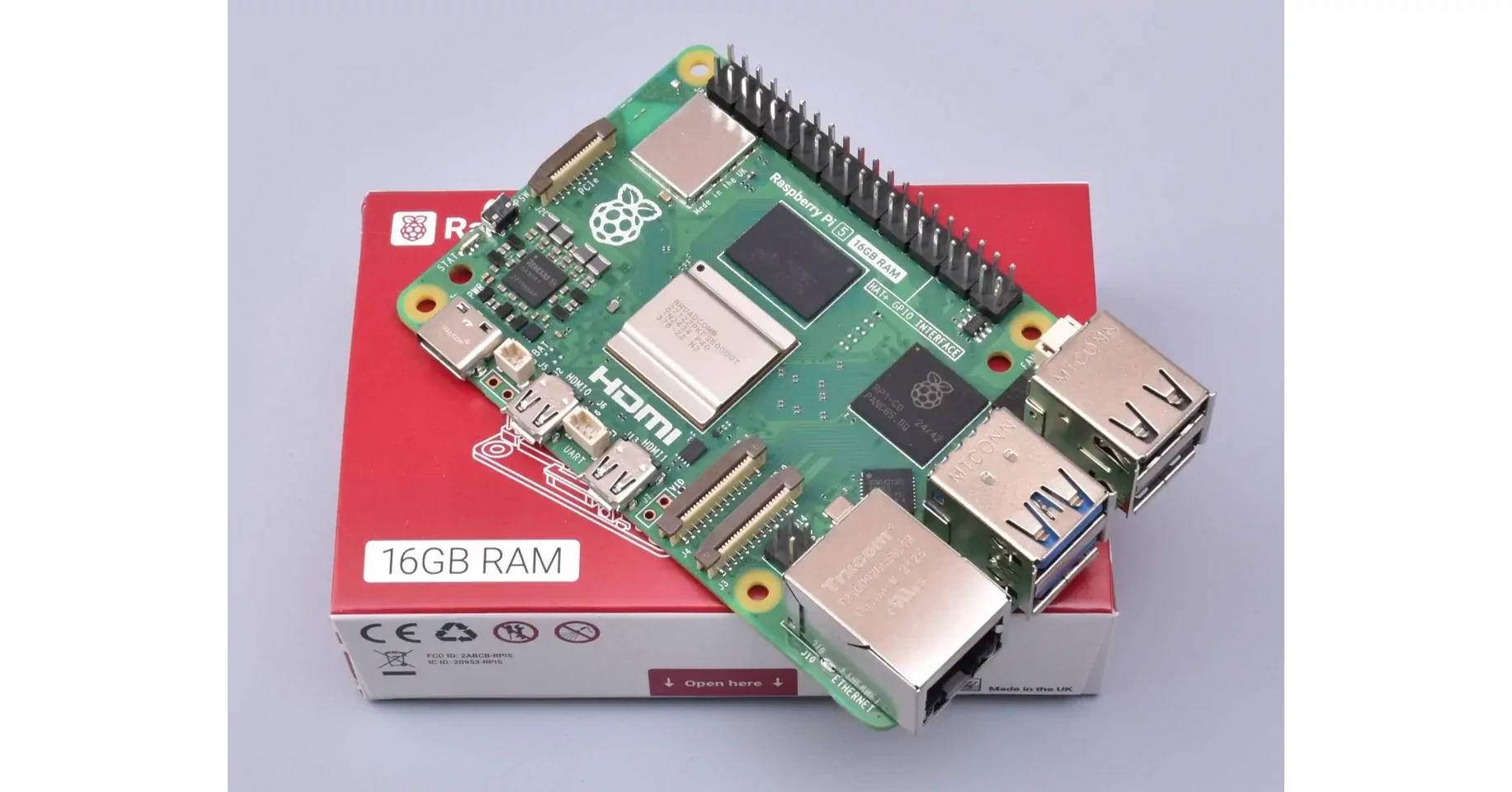 16 Raspberry Pi Raspberry Pi 5 - 16GB RAM