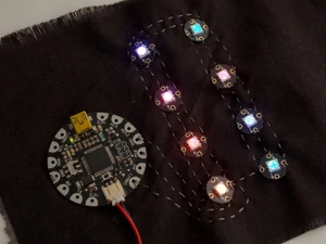 Flora RGB Smart NeoPixel LED ruházatra ver.2 - 4db