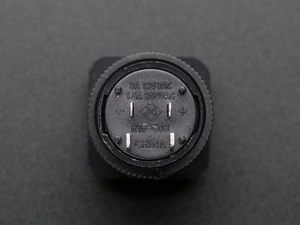 A1440 16mm-es világító nyomógomb - zöld