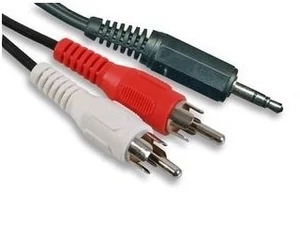 Kábel 3,5-ös sztereó jack - 2xRCA átalakítással