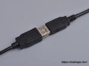 USB A-A aljzat/dugó hosszabbító kábel 1.8m