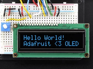 A823 Kék OLED display 16x2 karakter