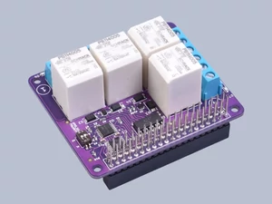AQEX qReCon - 4 relays HAT for Raspberry Pi