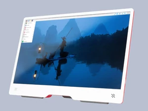 Raspberry Pi Monitor Red/White