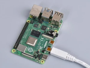 Raspberry Pi micro-HDMI / HDMI A kábel, fehér 1m-es
