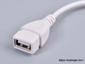 OTG adapter kábel USB-B Micro dugó / USB-A aljzat