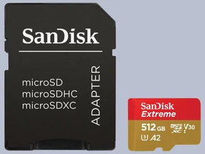 SanDisk 512GB microSD Extreme kártya