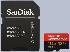 SanDisk 128GB microSD Extreme PRO kártya