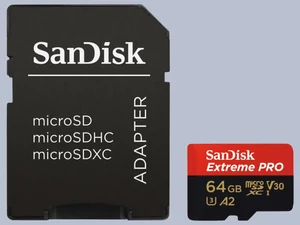SanDisk 64GB microSD Extreme PRO kártya
