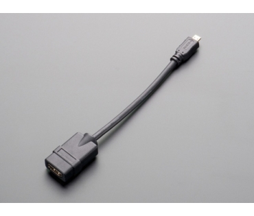 Micro-HDMI dugó / HDMI aljzat adapter kábel