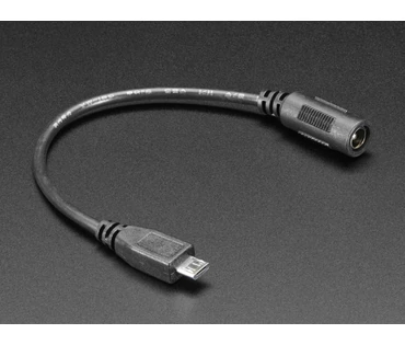 A2727 MicroUSB dugó - 5.5/2.1mm DC aljzat adapter kábel