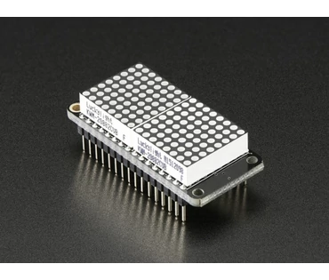 A3152 0.8 inch 8x16 LED Matrix FeatherWing Display - Red A3152 0.8 inch 8x16 LED Matrix FeatherWing Display - Red