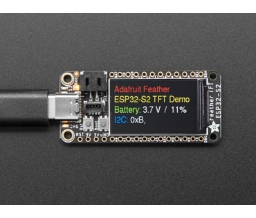 A5300 ESP32-S2 TFT Feather - 4MB Flash, 2MB PSRAM, STEMMA QT A5300 ESP32-S2 TFT Feather - 4MB Flash, 2MB PSRAM, STEMMA QT