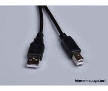 Kábel USB 3,0m-es USB 2.0 A-B csatlakozók