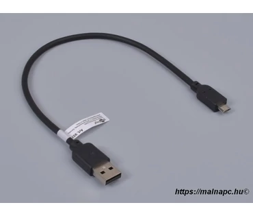 0,3m-es USB A - Micro USB B kábel