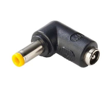 Csatlakozó adapter 2.1x5.5-ről 2.5x5.5-re (L) 90°