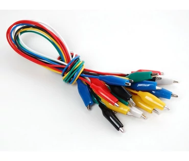 A1008 Krokodilcsipeszes mérőzsinór készlet - 12db A1008 Krokodilcsipeszes mérőzsinór készlet - 12db