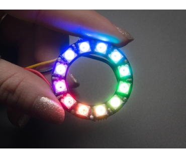 A1643 NeoPixel Ring 12xWS2812 5050 RGB LED-es fénygyűrű