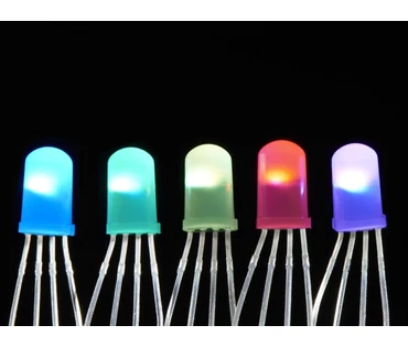 A1938 NeoPixel Diffúz 5mm-es RGB LED - 5db A1938 NeoPixel Diffúz 5mm-es RGB LED - 5db