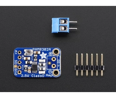 A2130 Adafruit Mono 2.5W Class D Audio Amplifier - PAM8302