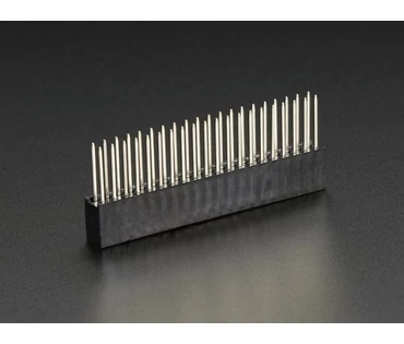 GPIO csatlakozó 2x20 pólus, extra hosszú lábbal
