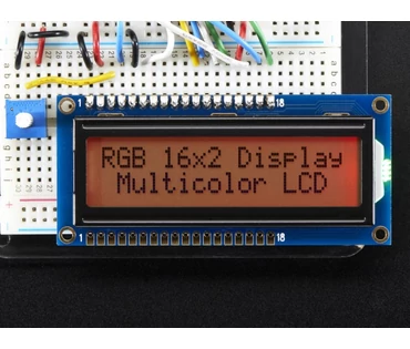 A398 RGB háttérvilágítású 16x2-es LCD display