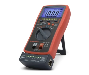Kéziműszer MX25334 Digit műszer, Kábelteszter (600V 0,2A)