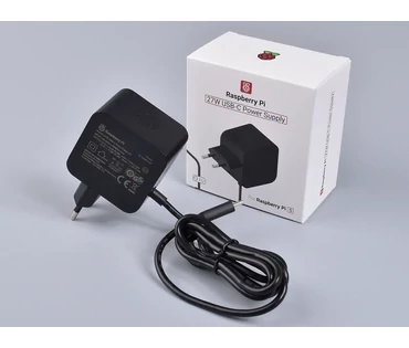 Raspberry Pi 27W USB-C PD tápegység, fekete Raspberry Pi 27W USB-C PD tápegység, fekete