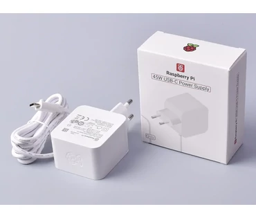 Raspberry Pi USB-C PD 45W tápegység, fehér