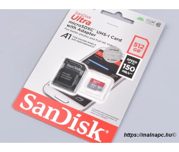 SanDisk 512GB microSD Ultra kártya SanDisk 512GB microSD Ultra kártya