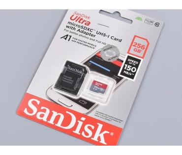 SanDisk 256GB microSD Ultra kártya SanDisk 256GB microSD Ultra kártya