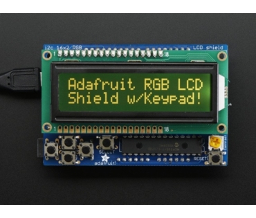A714 RGB LCD Shield Kit w/ 16x2 Character Display - I2C