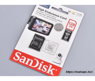 Sandisk 128GB microSD High Endurance kártya