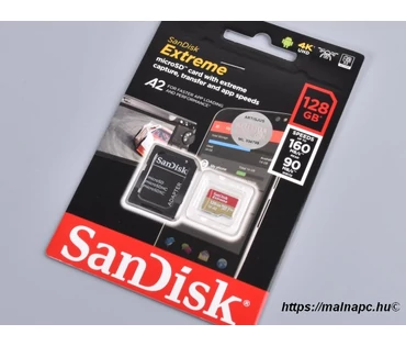 SanDisk 128GB microSD Extreme kártya