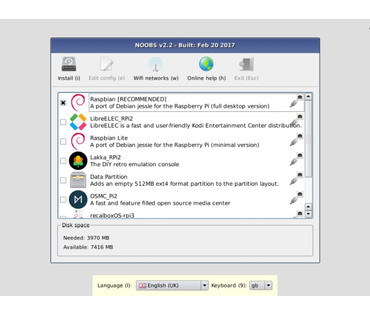 NOOBS 16GB SD Class10 - Raspberry Pi