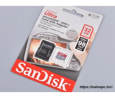 Sandisk 32GB microSD Ultra kártya